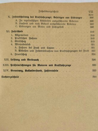 H.Dv.471 M.Dv.Nr. 239 L.Dv.100 "Handbuch für Kraftfahrer" 1936, DIN A5, 351 Seiten  mit Stockflecken, Einband löst sich