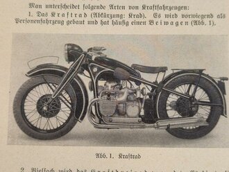 H.Dv.471 M.Dv.Nr. 239 L.Dv.100 "Handbuch für Kraftfahrer" 1936, DIN A5, 351 Seiten  mit Stockflecken, Einband löst sich