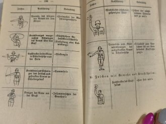 H.Dv.130/2a "Ausbildungsvorschrift für die Infanterie Heft 2 - Die Schützenkompanie Teilk a" 1935, DIN A6, 191 Seiten, gebraucht