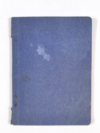 H.Dv.465/3 "Fahrvorschrift Heft 3 Fahren vom Bock vom 29.06.1935", DIN A, 77 Seiten, gebraucht, viele Ergänzungen reingeklebt