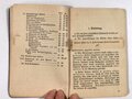 H.Dv.465/3 "Fahrvorschrift Heft 3 Fahren vom Bock vom 29.06.1935", DIN A, 77 Seiten, gebraucht, viele Ergänzungen reingeklebt