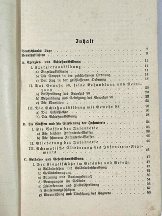 "Die Soldatenfibel", datiert 1939, 116 Seiten, gebraucht, DIN A5