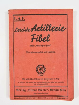 L.A.F. "Leichte Artillerie-Fibel", datiert...