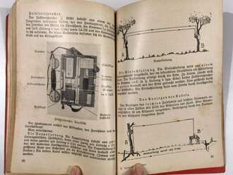 L.A.F. "Leichte Artillerie-Fibel", datiert 1939, 162 Seiten, gebraucht, DIN A5