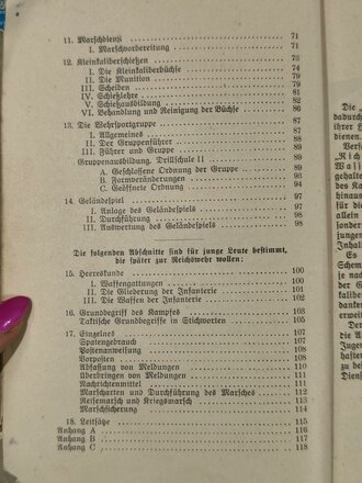 W.F. "Wehrsport-Fibel", 118 Seiten, gebraucht, DIN A5