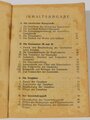 "Taschenbuch für die Ausbildung im Gasabwehrdienst", DIN A6, ca. 300 Seiten, datiert 1944, fleckig