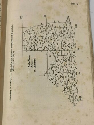 "Gelände- und Kartenkunde", über DIN A5, 135 Seiten, datiert 1937, fleckig