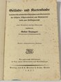 "Gelände- und Kartenkunde", über DIN A5, 135 Seiten, datiert 1937, fleckig