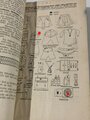 "Der Dienstunterricht im Herr - Ausgabe für den Schützen der M.G.K.(mot.)", Jahrgang 1938/39, 348 Seiten, DIN A5, stark gebraucht,Einband lose, 