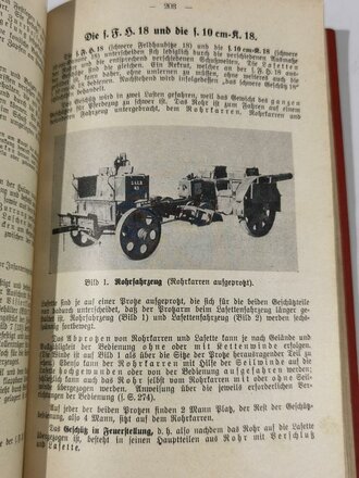 "Der Dienstunterricht im Heer - Ausgabe für den Kanonier (bespannt)", Jahrgang 1939, 319 Seiten, DIN A5, gebraucht, Stockflecken