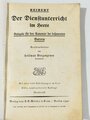 "Der Dienstunterricht im Heer - Ausgabe für den Kanonier (bespannt)", Jahrgang 1939, 319 Seiten, DIN A5, gebraucht, Stockflecken