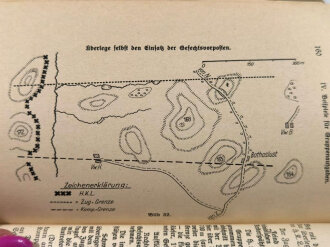 "Die Gruppe im Gefecht", datiert 1934, 194 Seiten, DIN A5, gebraucht