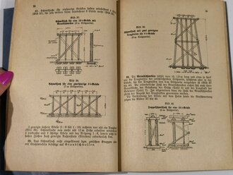 H.Dv.220/5b "Ausbildungsvorschrift für die Pioniere", Teil 5b Schwerer Behelfsbrückenbau, die ersten 12 Seiten fehlen