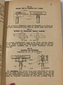 H.Dv.220/5b "Ausbildungsvorschrift für die Pioniere" Teil 5b Schwerer Behelfsbrückenbau, datiert 1938, 102 Seiten