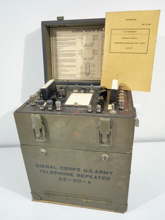 U.S. 1944 dated Signal Corps Telephone Repeater EE-99-A....