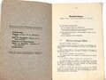 Bayer. Landes-Feuerwehr-Verband E.V."KAuszug aus dem Handbuch II Teil: Technische und Übungsvorschriften", datiert 1925, 6 Seiten, A5