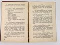 "Anleitungen für die Feuerbeschau", datiert 1939, 64 Seiten, unter A5, Einband lose