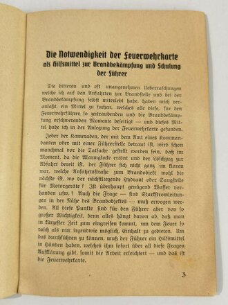 "Die Feuerwehr-Orientierungskarte", 15 Seiten,...