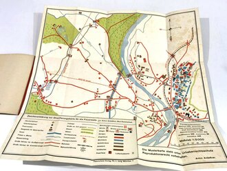 "Die Feuerwehr-Orientierungskarte", 15 Seiten, unter A5, Einband lose