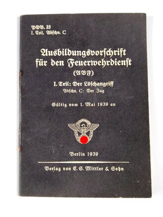 PDV. 23 "Ausbildungsvorschrift für den...