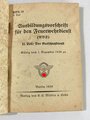 PDV. 23 "Ausbildungsvorschrift für den Feuerwehrdienst" II Teil: Der Gasschutzdienst, datiert 1939, A6, 111 Seiten. Einband lose