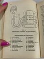 PDV. 23 "Ausbildungsvorschrift für den Feuerwehrdienst" II Teil: Der Gasschutzdienst, datiert 1939, A6, 111 Seiten. Einband lose