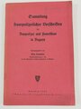 "Sammlung feuerpolizeilicher Vorschriften für Baupolizei und Feuerschau in Bayern", datiert 1929, 187 Seiten, A5, gebaucht