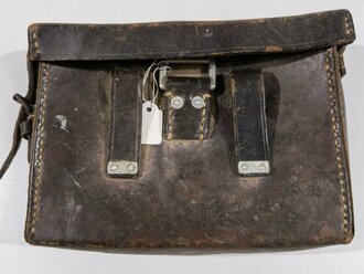 Tasche für Schnurloser Überträger Wehrmacht datiert 1940, Ungereinigtes Stück