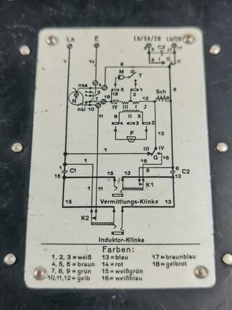 Amtsanschliesser 33 der Wehrmacht datiert 1940, guter Zustand, Funktion nicht geprüft