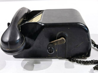 Tischfernsprecher 38  der Wehrmacht. Datiert 1940, Funktion nicht geprüft