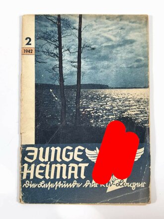 "Junge Heimat", Die Lesestunde der KLV.-Lager, Heft 2, 1942, 64 Seiten