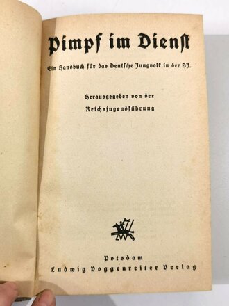 "Pimpf im Dienst", Handbuch für das...