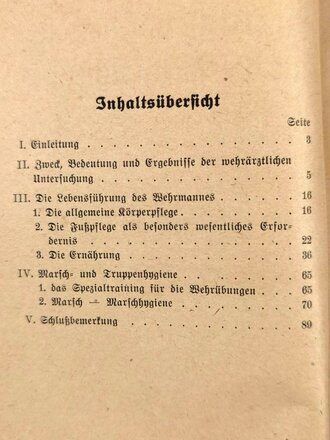 "Ärztlicher Ratgeber für die Wehrübungen", Hilfsbüchlein für Führer und Männer im Wehrkampf, Dr. Hermann Genzel, Leipzig 1943, 89 Seiten