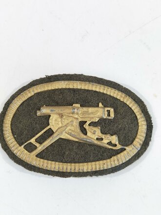 1. Weltkrieg Ärmelabzeichen für Maschinengewehr Scharfschützen, neuzeitliche REPRODUKTION aus Sammlungsauflösung