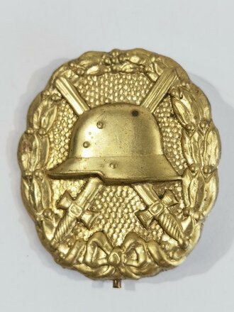 1. Weltkrieg Verwundetenabzeichen gold, neuzeitliche REPRODUKTION aus Sammlungsauflösung