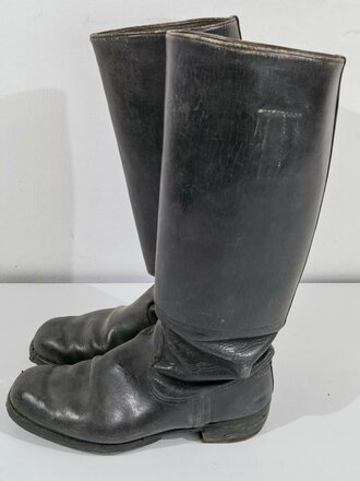 Paar Stiefel für Unteroffiziere der Wehrmacht. Getragenes Paar, Sohlenlänge 28cm