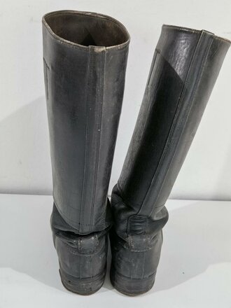 Paar Stiefel für Unteroffiziere der Wehrmacht. Getragenes Paar, Sohlenlänge 28cm