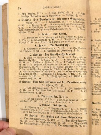  Leitfaden für den Kavalleristen", Ausbildungsjahr 1915/16, 361 Seiten, unter DIN A5