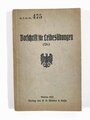 "Vorschrift für Leibesübungen", DVE Nr. 475, Heft 1, Berlin 1921, 84 Seiten, ca. DIN A5