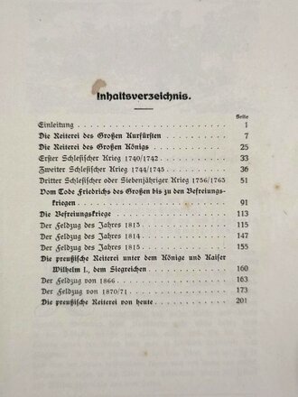 "Wir von der Kavallerie" Die Geschichte der Preußischen Kavalleristen, Berlin 1913, Generalleutnant z.D. Litzmann, 220 Seiten