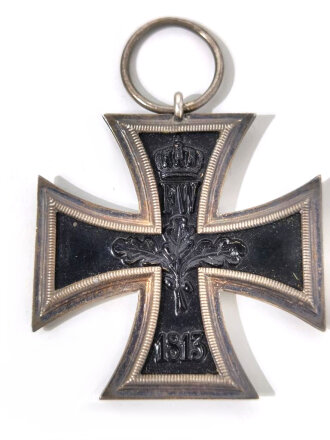 Eisernes Kreuz 2.Klasse 1914, mit Band im Präsentationsetui.  das Kreuz in sehr gutem Zustand im Bandring "G" für Godet Berlin gestempelt