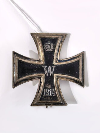 Eisernes Kreuz 1.Klasse 1914, Hersteller "KO" , Gegenhaken alt repariert