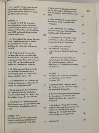 "Die Geschichte der Deutschen Volkspolizei 1945-1961" Gebraucht, 368 Seiten