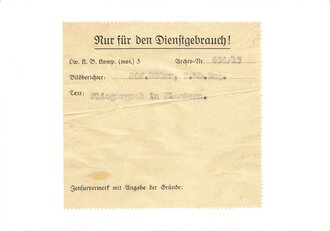 PK Aufnahme ( Propagandakompanie) "Fliegergrab in Flandern" 11,5 x 17,5cm