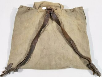 1.Weltkrieg, Rucksack für Mannschaften datiert 1915. Getragenes Stück in gutem Zustand