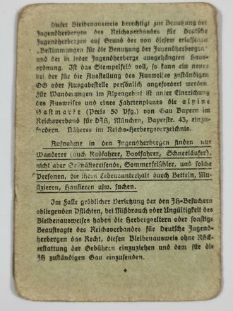 Hessen Nassau Fahrt der Hitler Jugend, Konvolut Ausweise eines Teilnehmers 1938 und 1939