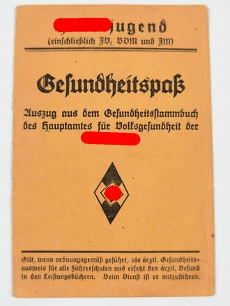 Hessen Nassau Fahrt der Hitler Jugend, Konvolut Ausweise eines Teilnehmers 1938 und 1939