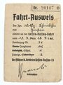 Hessen Nassau Fahrt der Hitler Jugend, Konvolut Ausweise eines Teilnehmers 1938 und 1939