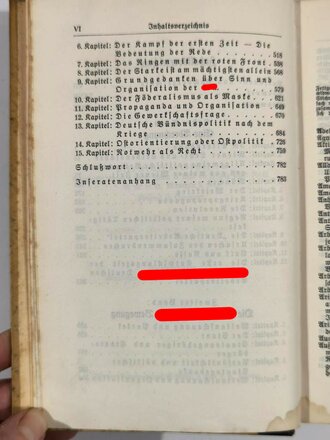 Adolf Hitler "Mein Kampf" Hochzeitsausgabe der Stadt Wevelinghoven von 1936 mit eigenhändiger Unterschrift des Bürgermeister