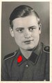 Foto eines Angehörigen der Waffen SS , 8x5 x 13,5cm